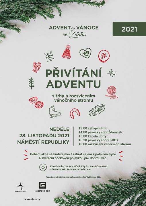 Přívítání adventu ve Žďáře - pouze online